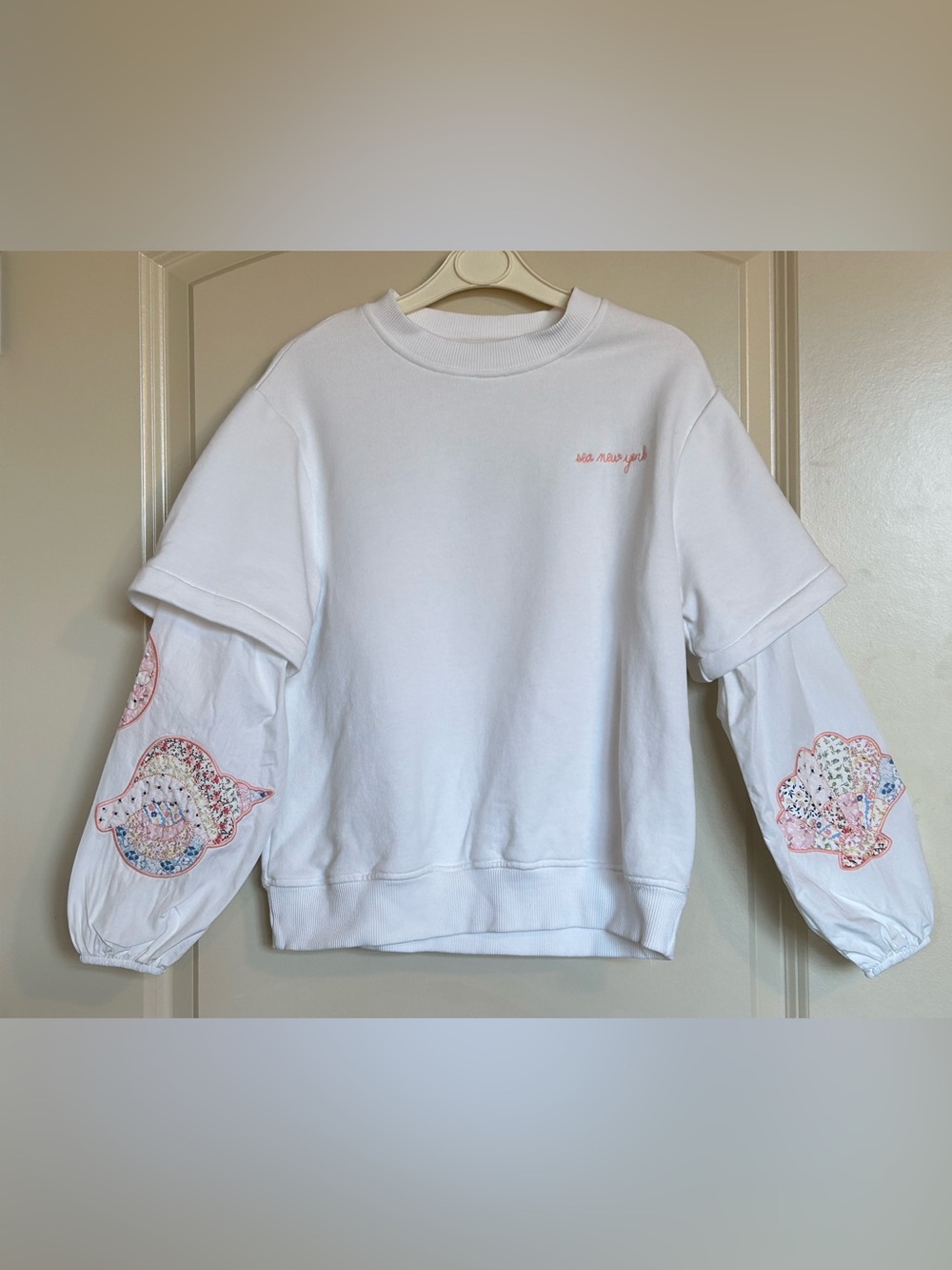 Sz9-10Y Zara Sea NY Patches Sweatshirt